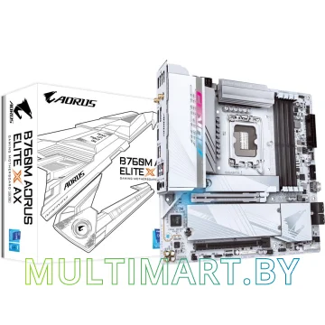 Материнская плата Gigabyte B760M Aorus Elite X AX (rev. 1.2) картинка 3